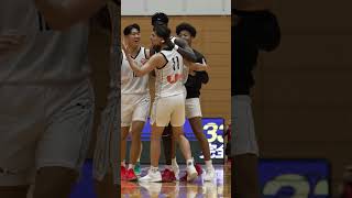 勝負どころで決め切りこの雄叫び😤🔥 藤枝明誠#11 福本 彩人（SF｜2年｜185cm） #U18日清食品トップリーグ#高校バスケ