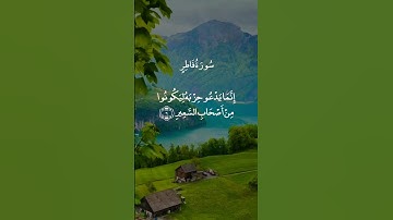 إِنَّ الشَّيْطَانَ لَكُمْ عَدُوٌّ ||سورة فاطر || علي جابر #شاشه_سوداء #اكسبلور #شاشه_سوداء #ادعموني