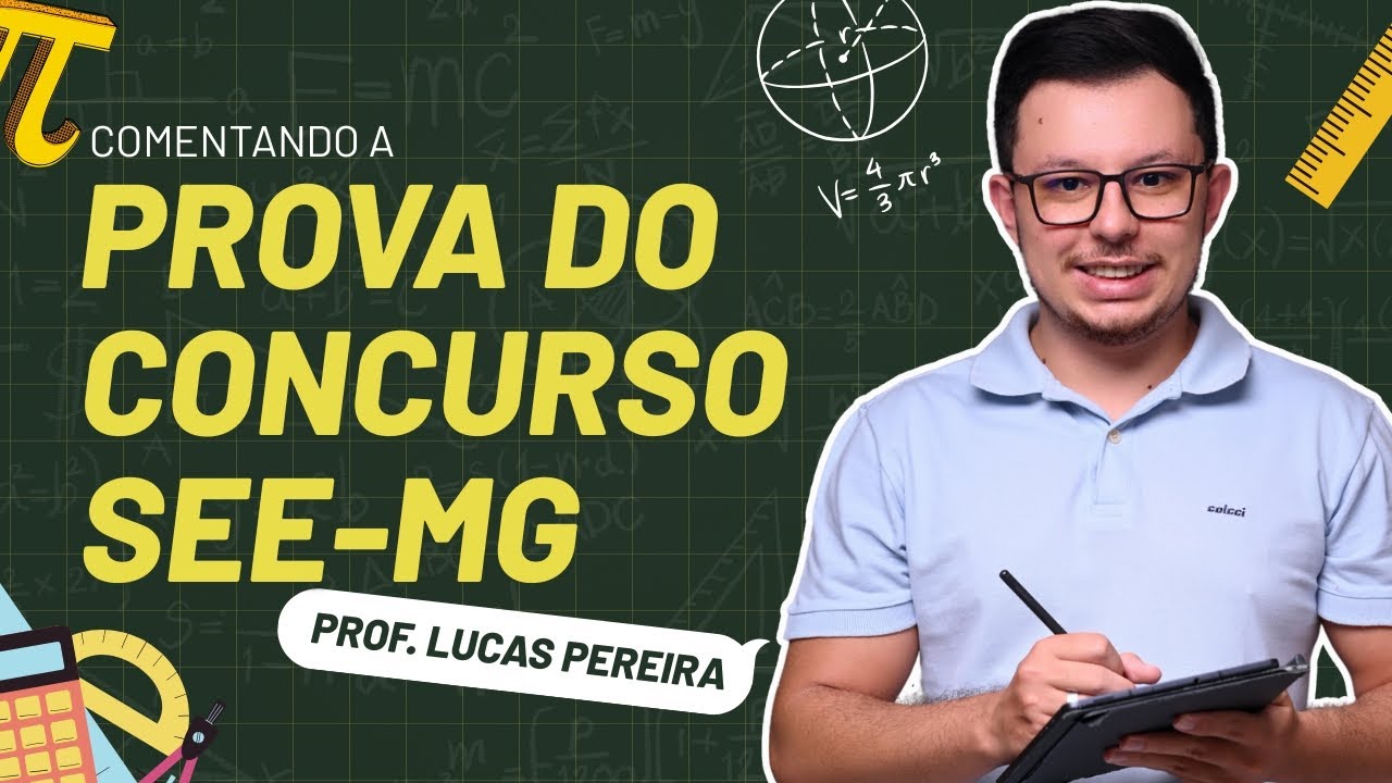 🔴 Comentando sobre a prova - Concurso SEE MG 2025 - Banca Consulplan 🔴 ...
