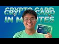 Virtual USD Crypto Card in Minutes