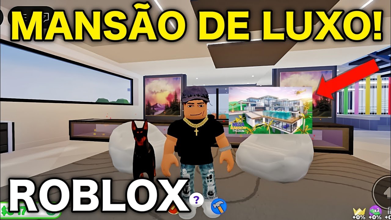 Construindo Uma Mansão De Luxo! (ROBLOX)
