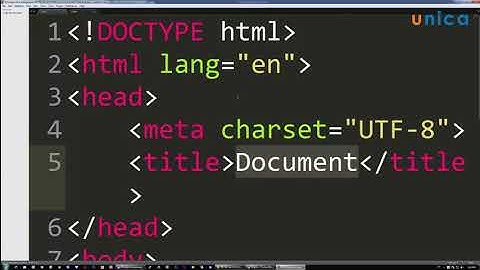 Bài 2. Giới thiệu các thẻ HTML cần thiết cho cắt web