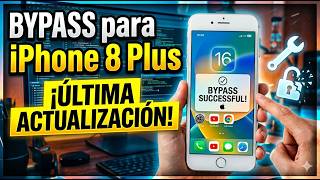 BYPASS IPHONE 8 PLUS ULTIMA ACTUALIZACIÓN 2026 CON UNLOCKTOOL ,SIN SEÑAL