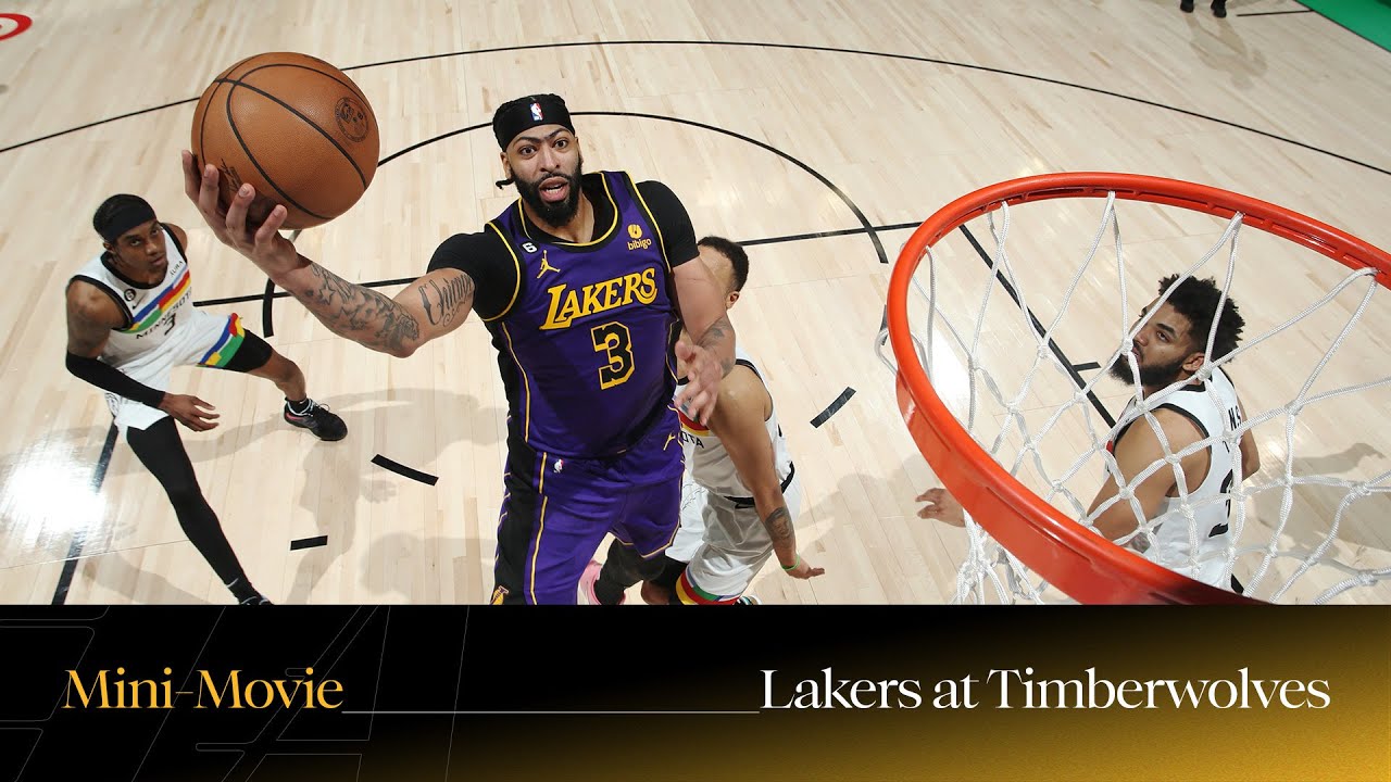 Mini-Movie: Lakers take down Wolves in Minnesota - YouTube