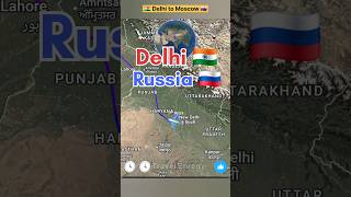 Delhi To Russia Moscow Flight Route Direct Flight Operator By Aeroflo Russian Airlines