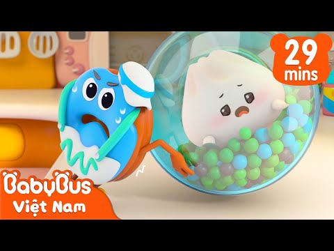 Trò chơi trốn tìm của hamburger | Giải cứu bánh bao | Họat hình thiếu nhi vui nhộn | BabyBus