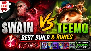🔥 SWAIN vs TEEMO TOP – BEST BUILD &amp; RUNES (FREE LP Guide) | LoL Season 2026 (SwainGod)