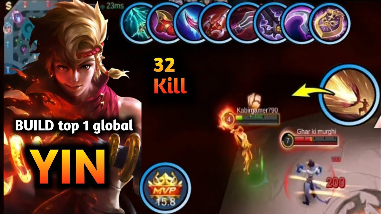 32 Kills!! Yin New Broken Build is Finally Here!! - Build Top 1 Global ...