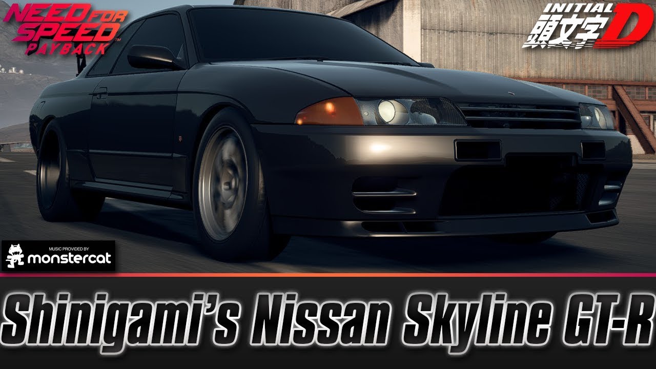 Need For Speed Payback Nissan Skyline Gt R R32 Race Build Lv299 Initial D Shinigami Godzilla Youtube