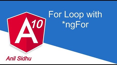 Angular 10 tutorial #14 for loop | *ngFor