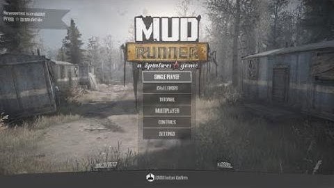 MudRunner Spintires PS4 gamplay. Challenge 1 the rig.