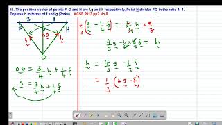 FORM 2&3: VECTORS: LESSON 9 (EXTERNAL DIVISION OF A LINE KCSE 2013 PP2 NO.8 & KCSE 2007 PP2 NO.12)