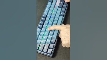 Royal Kludge 61 Pre-Built Keyboard Showcase RGB Lighting & ASMR #shorts