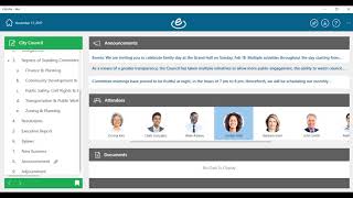 eSCRIBE Meetings App for Windows 10 screenshot 1