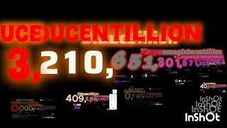 Numbers 1 to 1 Treducentillion (203/300) Trucentillion