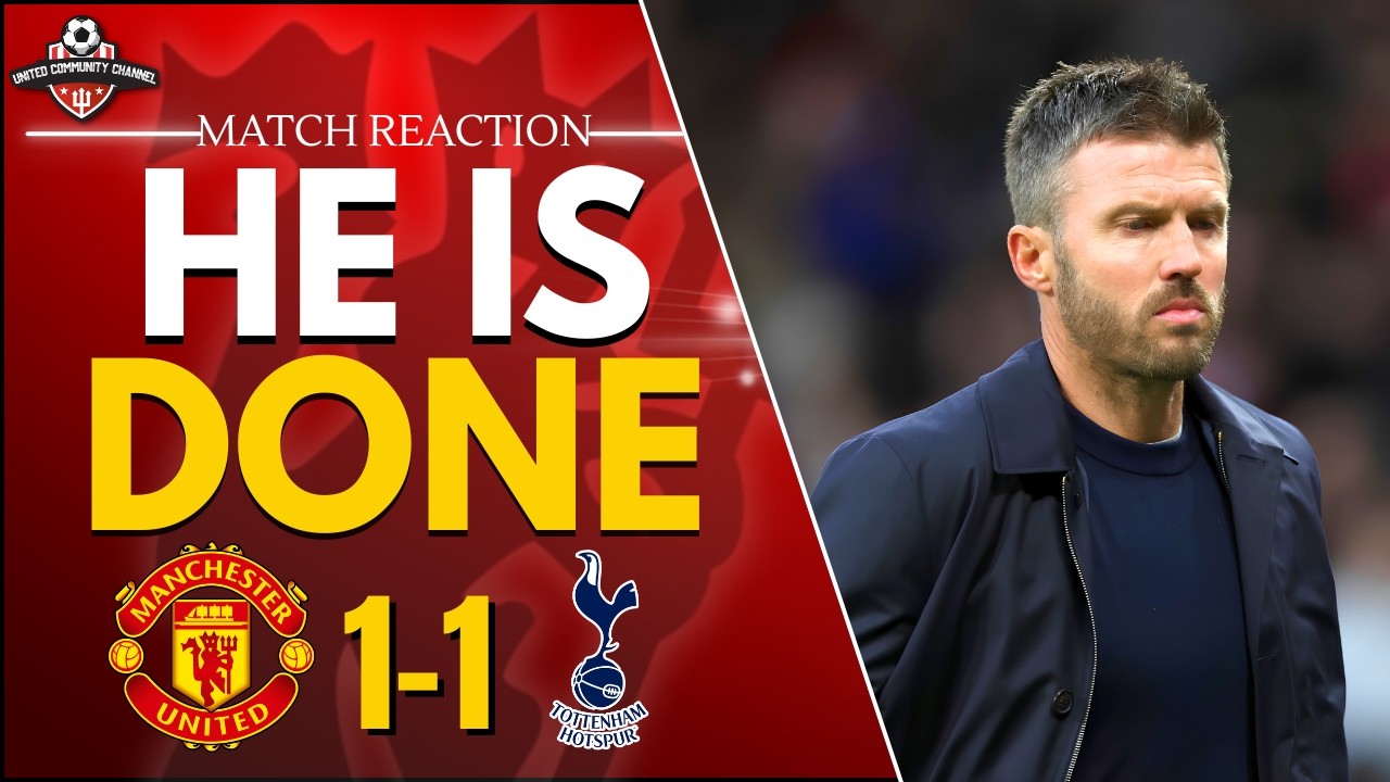 CARRICK OUT!?🚨 Man Utd 1-1 Spurs Post-Match Reaction