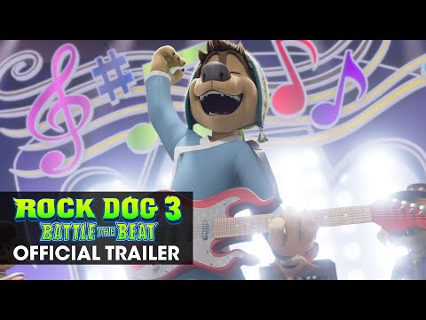 Rock Dog 3: Battle the Beat (2022 Movie) Official Trailer - Eddie Izzard, Andrew Francis