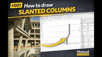 Revit Structural Tip | Create Slanted Columns Step by Step