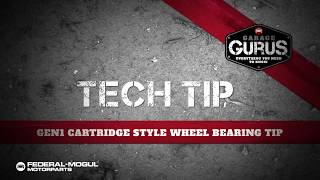 Gen 1 Cartridge Wheel Bearing Removal/Install Tips