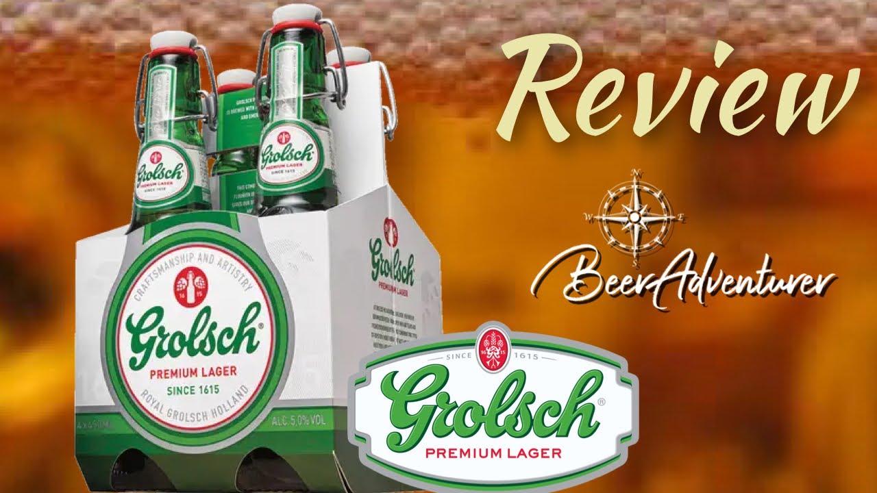 Grolsch Premium Lager Beer Review YouTube