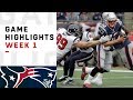 Texans vs. Patriots Week 1 Highlights | NFL 2018