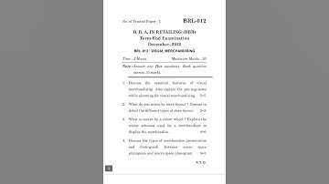 BRL-012   DECEMBER-2022 QUESTION PAPER IGNOU