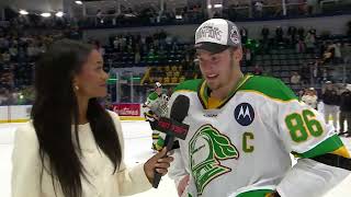June. 1/25 Memorial Cup Post-Game TSN Media Availability: Denver Barkey (London Knights)