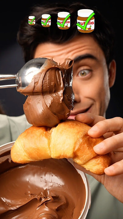 Small, Big, Giant Nutella Croissant Challenge Part 2