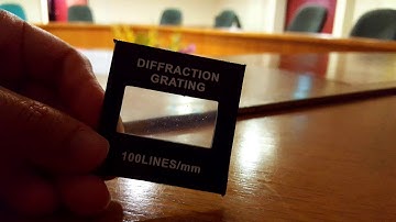 155 Diffraction Grating Interference Pattern