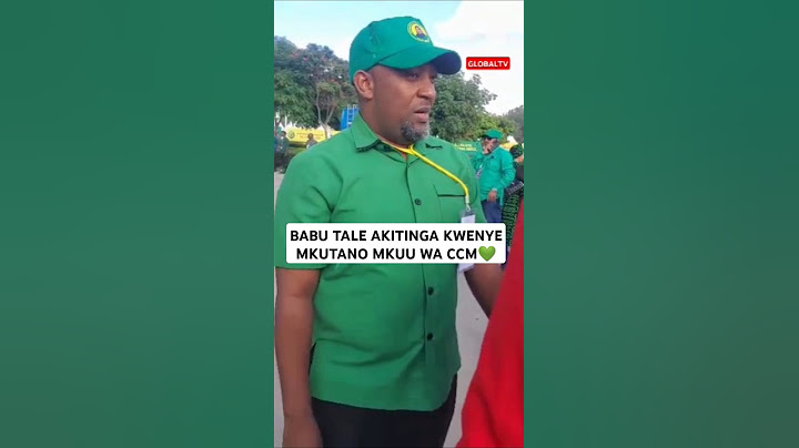 💚BABU TALE AKITINGA KWENYE MKUTANO MKUU MAALUM WA CCM DODOMA💚👏 #globaltv #ccmdodoma #mkutanomkuu