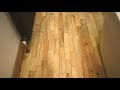 Pallet wood bathroom floor 2020