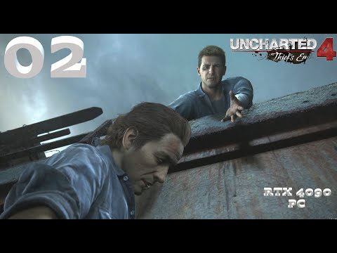 Uncharted 4 A Thief's End Walkthrough Gameplay Part 02 on PC