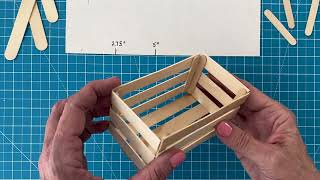 How to Make a Popsicle Stick Crate
