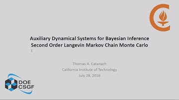 DOE CSGF 2016: Second-order Langevin Markov Chain Monte Carlo