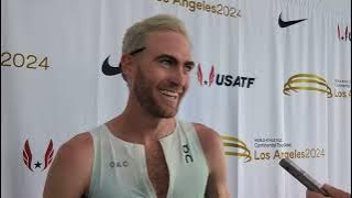 Ollie Hoare talks Bowerman Mile, Ingebrigtsen and Kerr after 3:34.73 win in LA