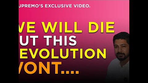We will die but this REVOLUTION won't | Manoj Para...