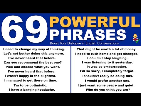 69 Powerful Daily Spoken English Phrases | Boost Your Dialogue in English Conversations