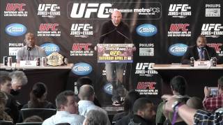 UFC 145: Jones vs Evans Ticket On-Sale Presser