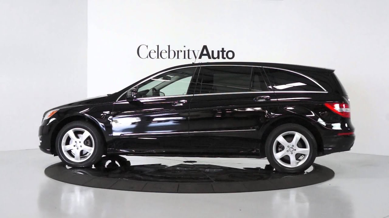 2012 MERCEDES BENZ R350 4MATIC BLACK WITH BLACK PANO REAR DVD - YouTube