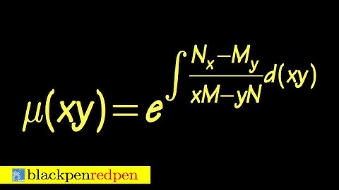special integrating factor mu(xy), sect2.5#15a