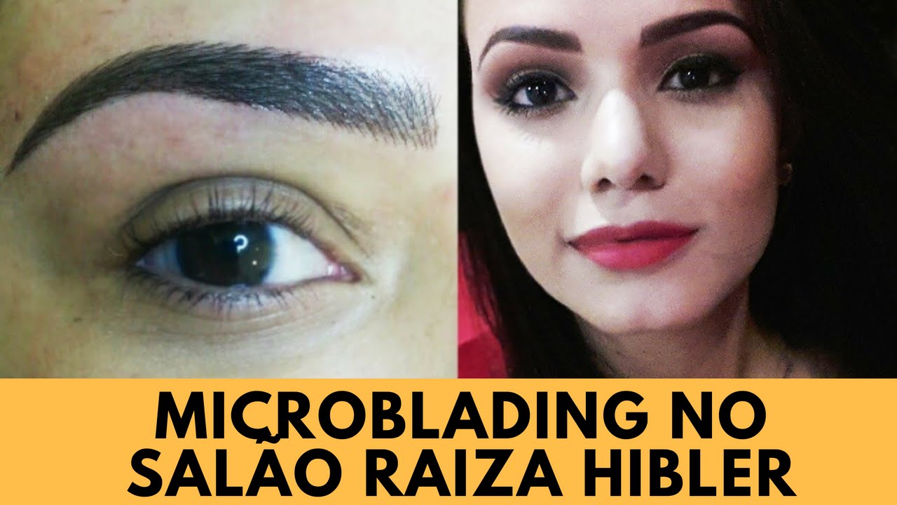 MICROBLADING NO SALÃO RAIZA HIBLER POR BIANCAS SALES - YouTube