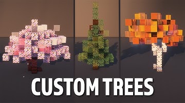 4 Easy Steps to build Amazing Custom Trees in Minecraft (Tutorial)