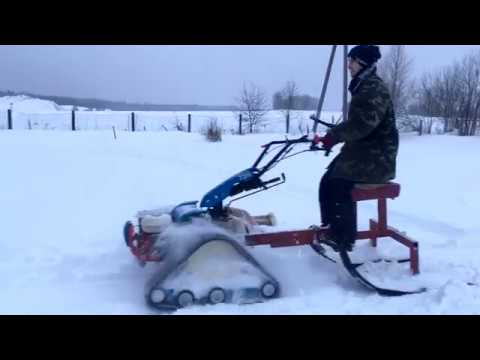 мотоблок на гусеницах