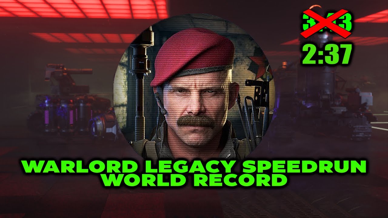 MWZ Warlord Legacy Speedrun World Record (