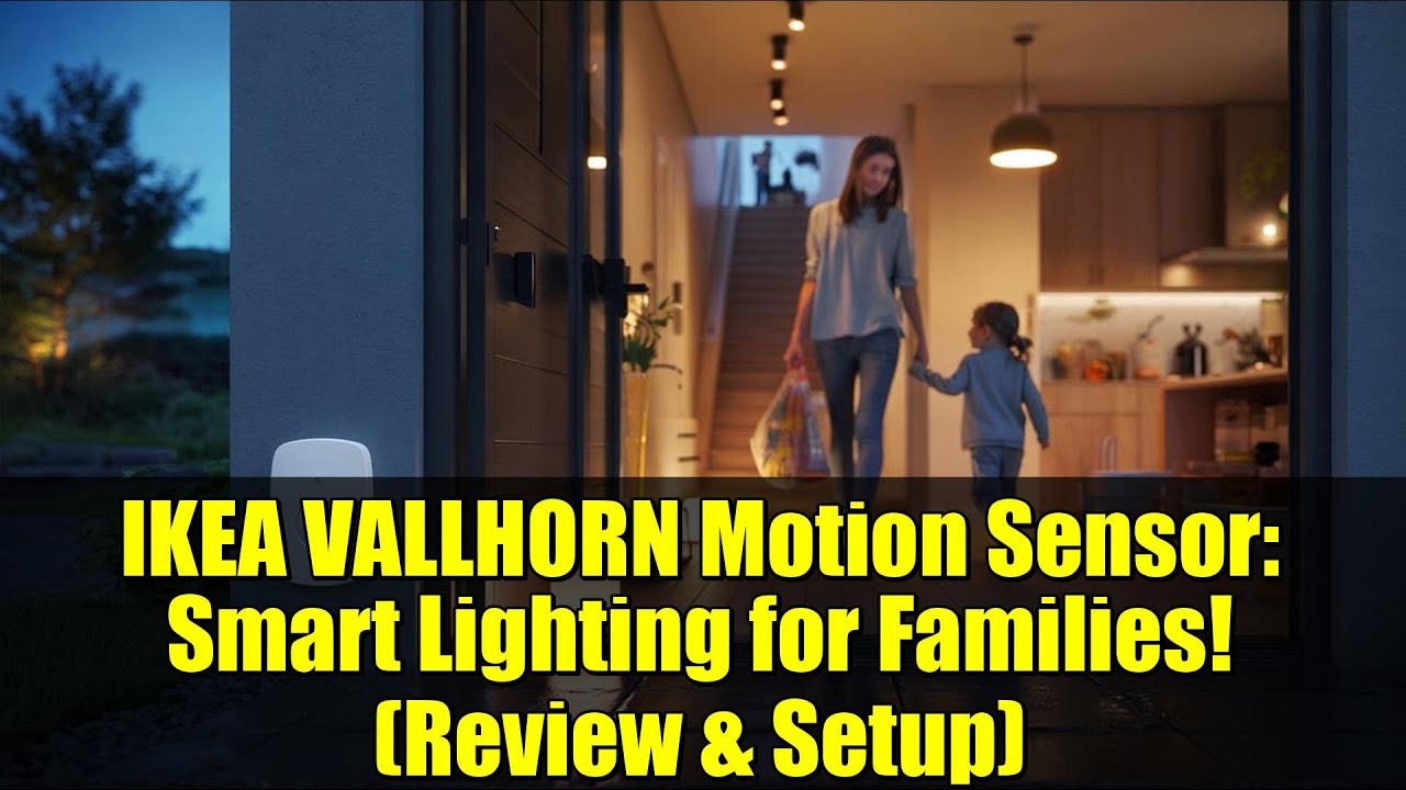 IKEA VALLHORN Motion Sensor: Smart Lighting for Families! (Review & Setup)