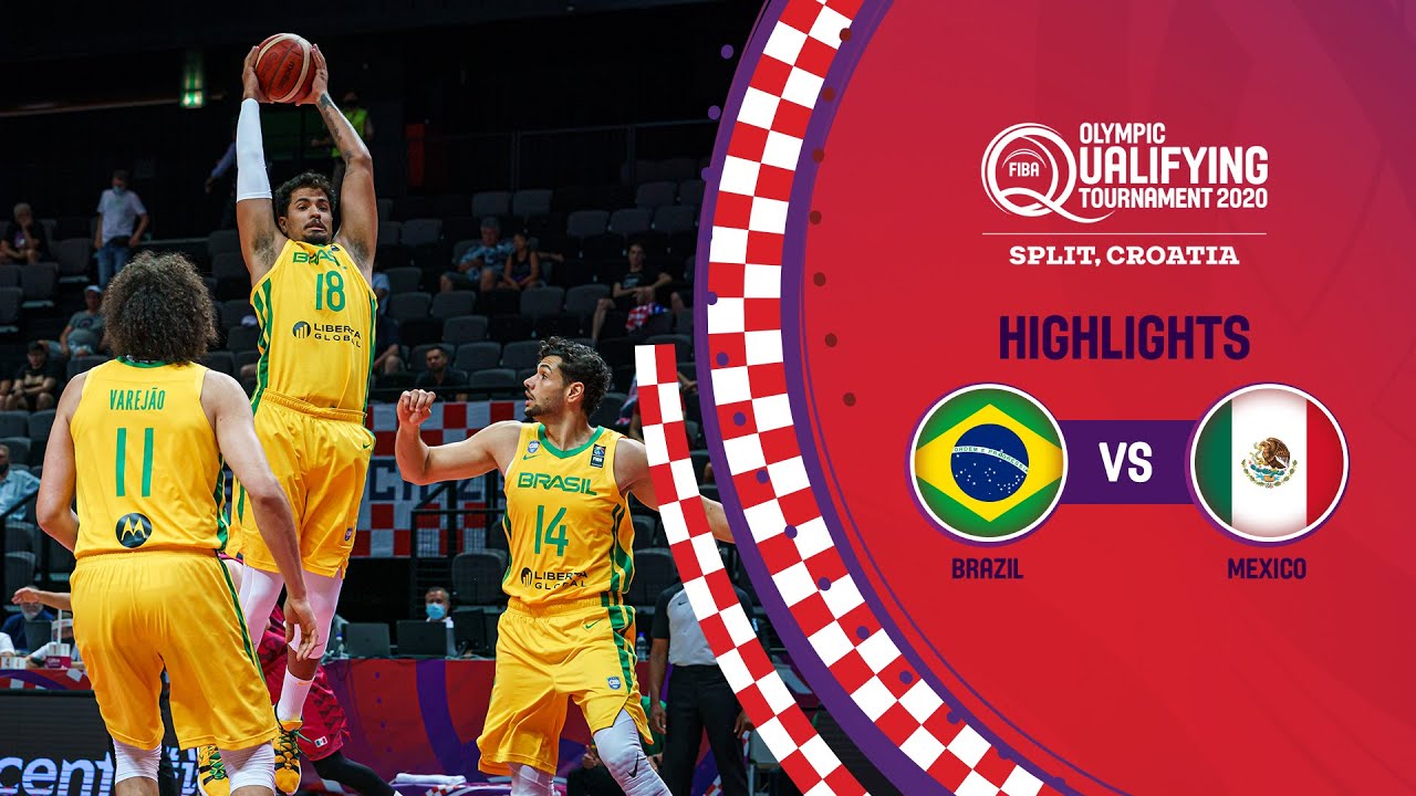 Brazil - Mexico | Semi-Finals | Full Highlights - FIBA Olympic Qualifying Tournament 2020