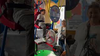How Do You Ride This? #chuckecheese #kitecycle #zedekiah #familyfun