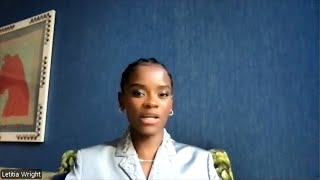 Letitia Wright Talks Refugee Drama Aisha, Working With Josh O'Connor | Interview
