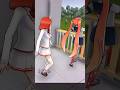 Akane pushes Osana off the roof