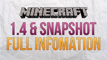 ★Minecraft: 1.4 12w32a Preview